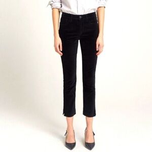 New 3x1 Three By One Higher Ground Velvet Pants Mini Split Leg